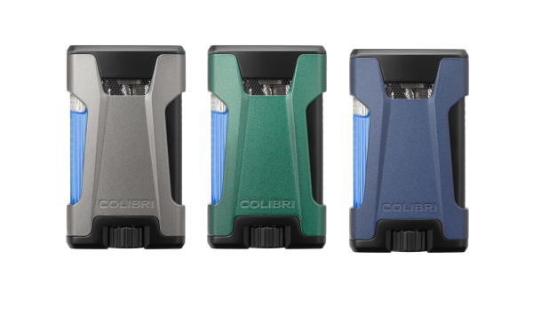 Zigarrenfeuerzeug "Colibri Rebel II Laser" 2er